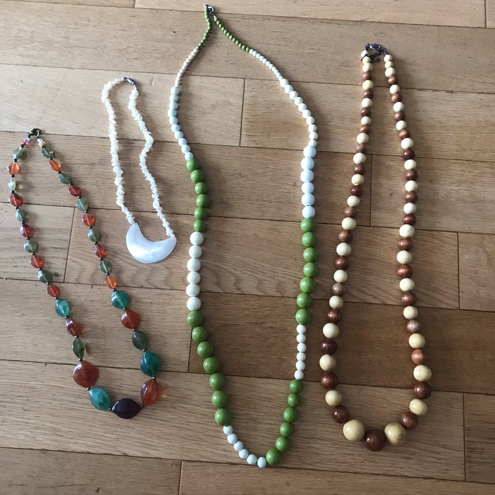 Assorted Summer Beaded Statement Necklaces